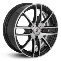 X`trike RST R076 6x16 PCD4x100 ET48 DIA 54.1  BK/FP